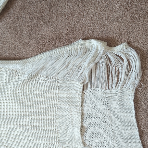 Cream destroyed sweater - Picture 3 of 5